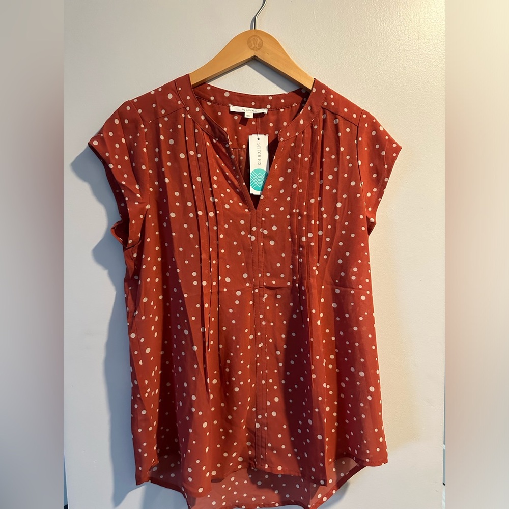Fun2fun Polka Dot Blouse from Stitch fix
